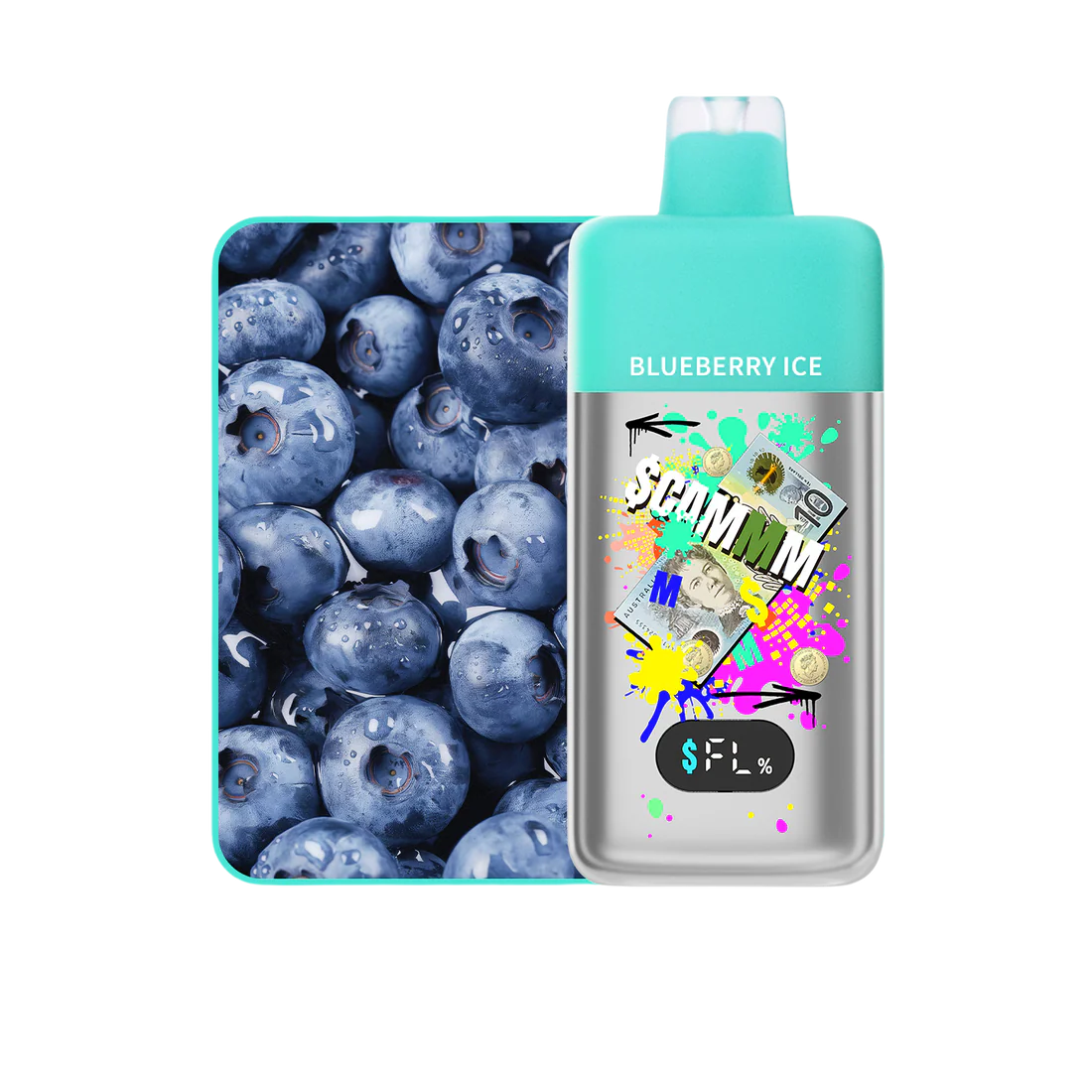 Scammm – Blueberry Ice 15,000 Puffs