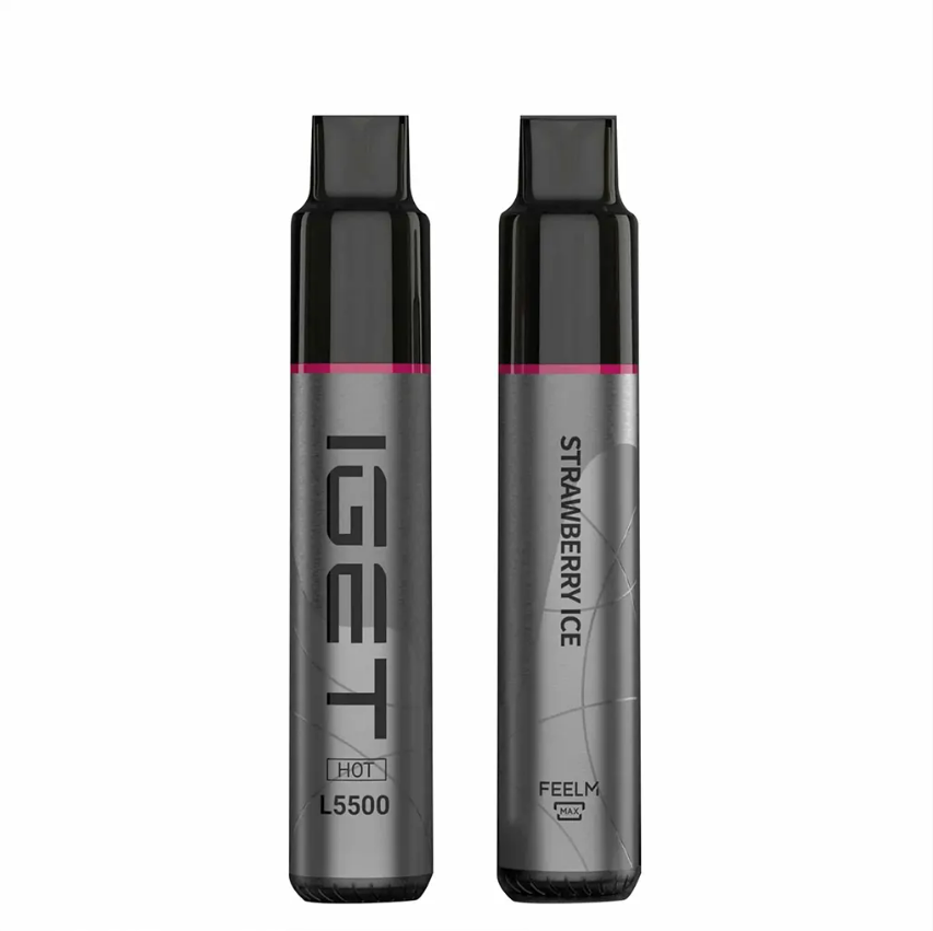 IGET HOT – STRAWBERRY ICE – 5500 PUFFS