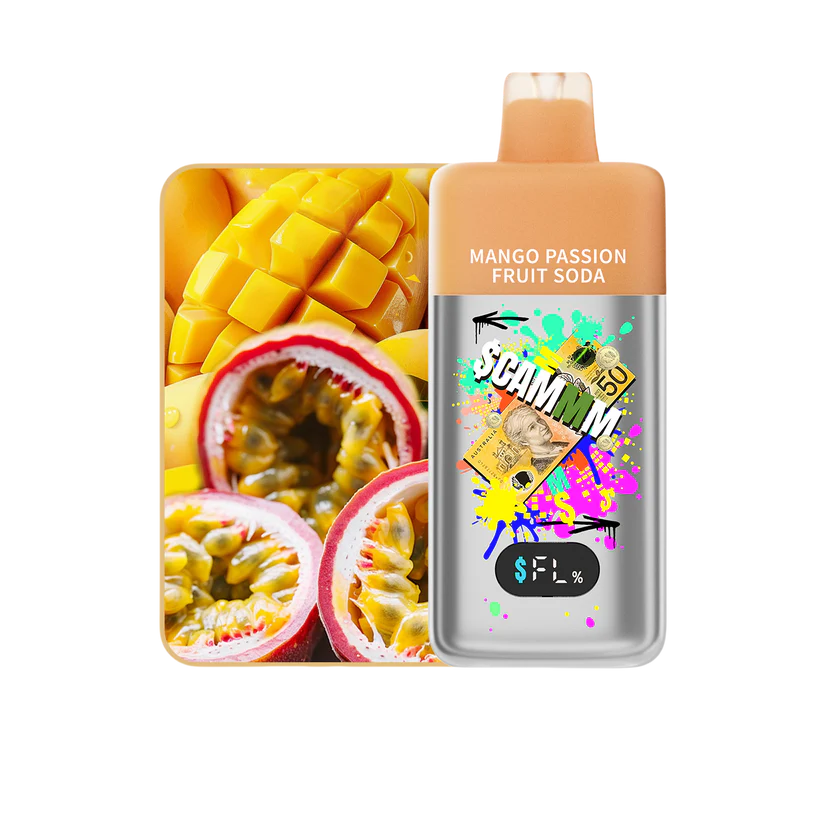 Scammm – Mango Passion Fruit Soda 15,000 Puffs