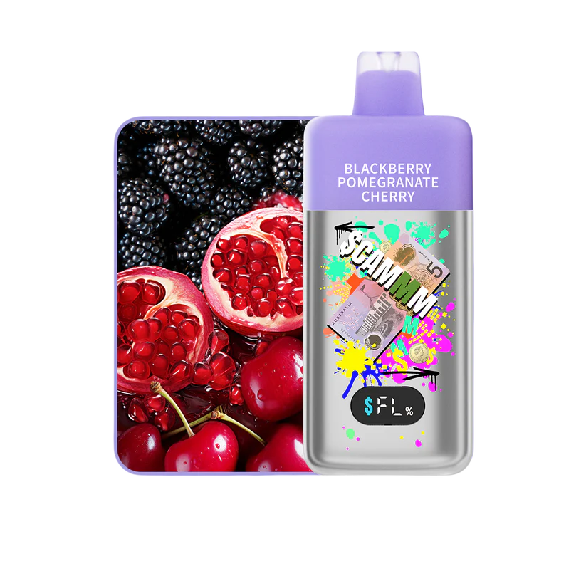 SCAMMM – Blackberry Pome Cherry 15,000 PUFFS