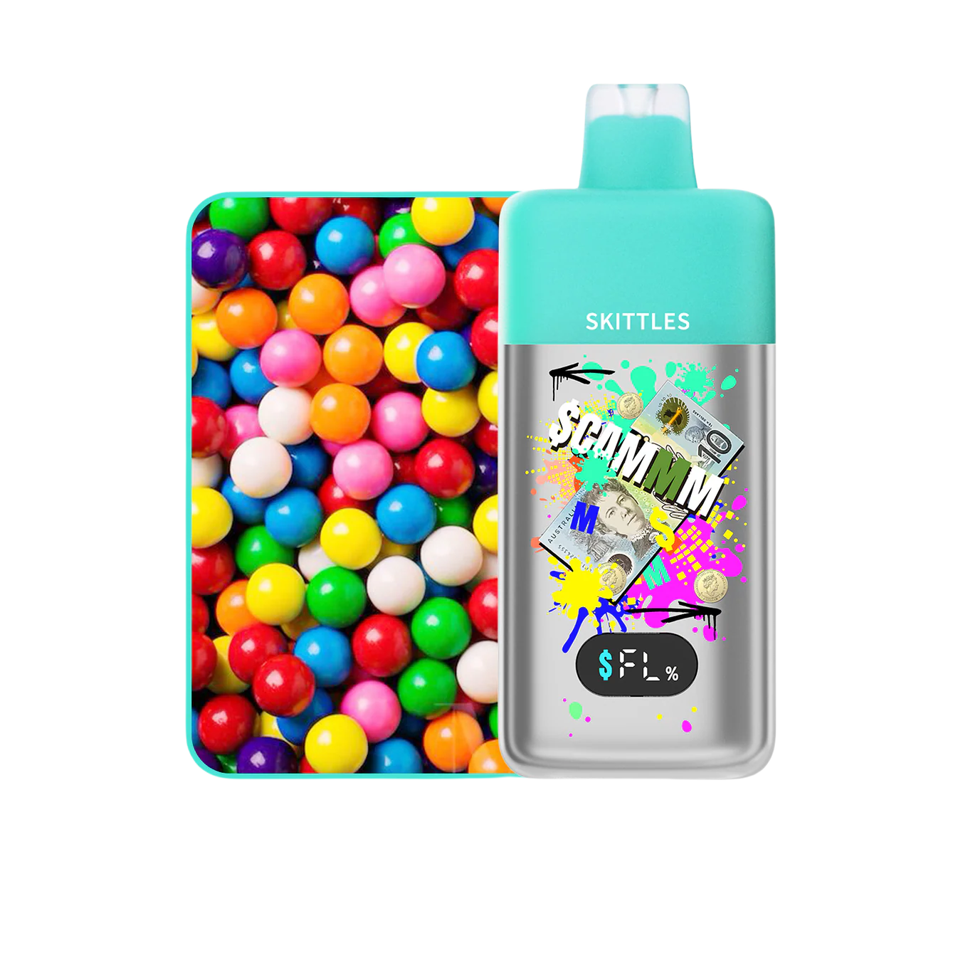 SCAMMM – Skittles 15,000 PUFFS