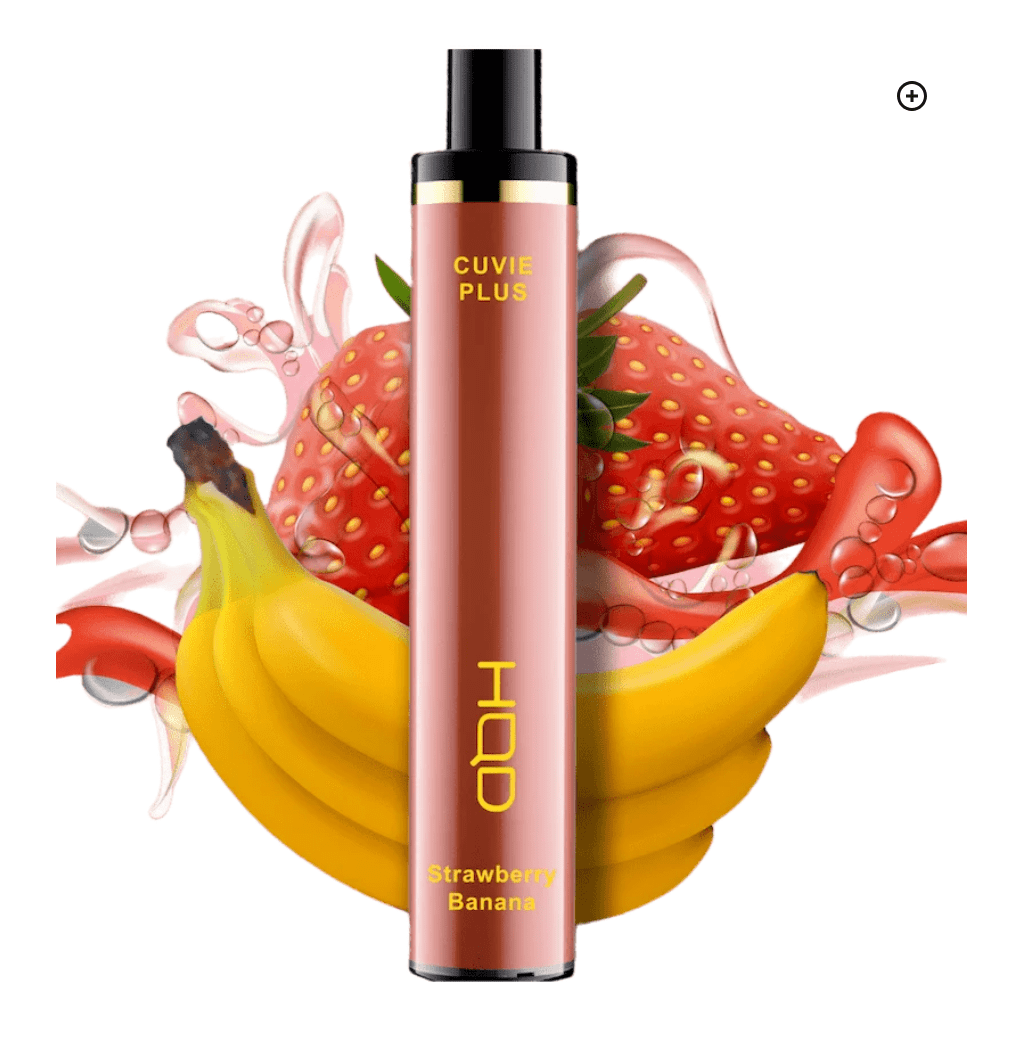 HQD CUVIE PLUS STRAWBERRY BANANA – 1200 PUFFS (Copy)