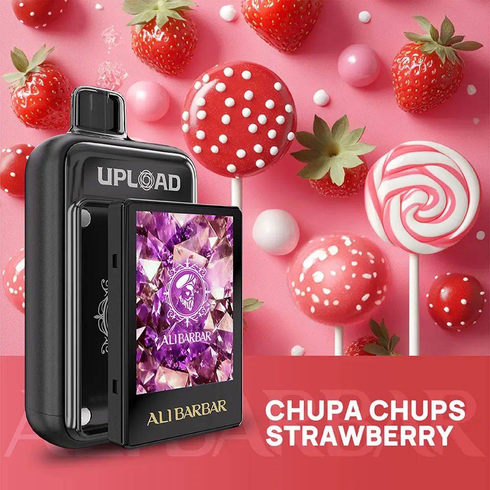 Alibarbar Upload –  Chupa Chups Strawberry 25,000 Puffs