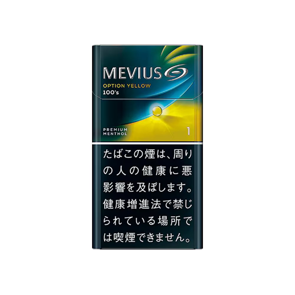 Mevius Premium Menthol Option Yellow One 100’s